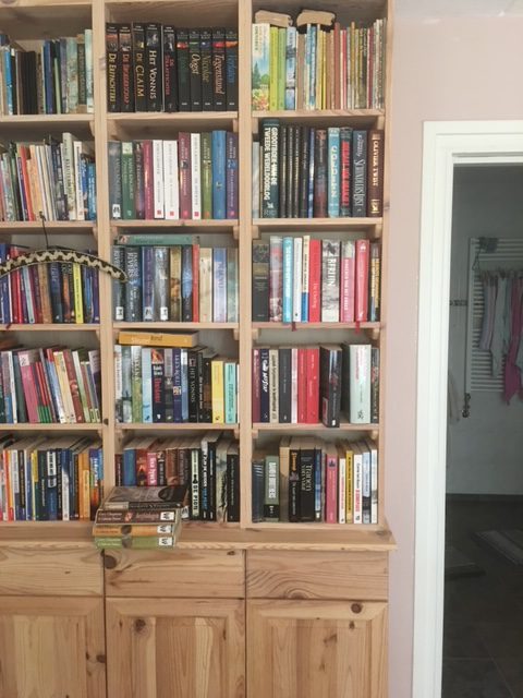 Let op Dodelijk Verkleuren massief houten boekenkast – Van Der Meubelen